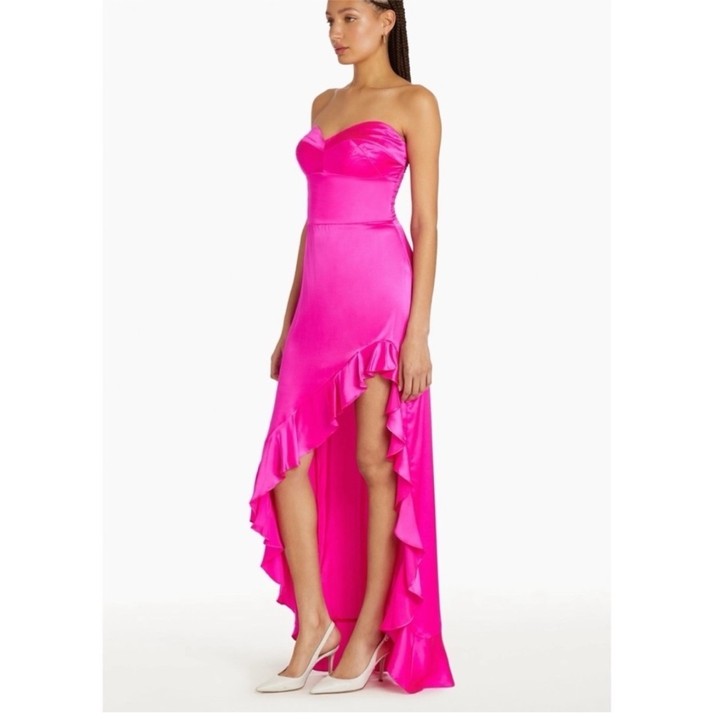 New Amanda Uprichard Amalia Silk Gown Dress size XS - Picture 3 of 11
